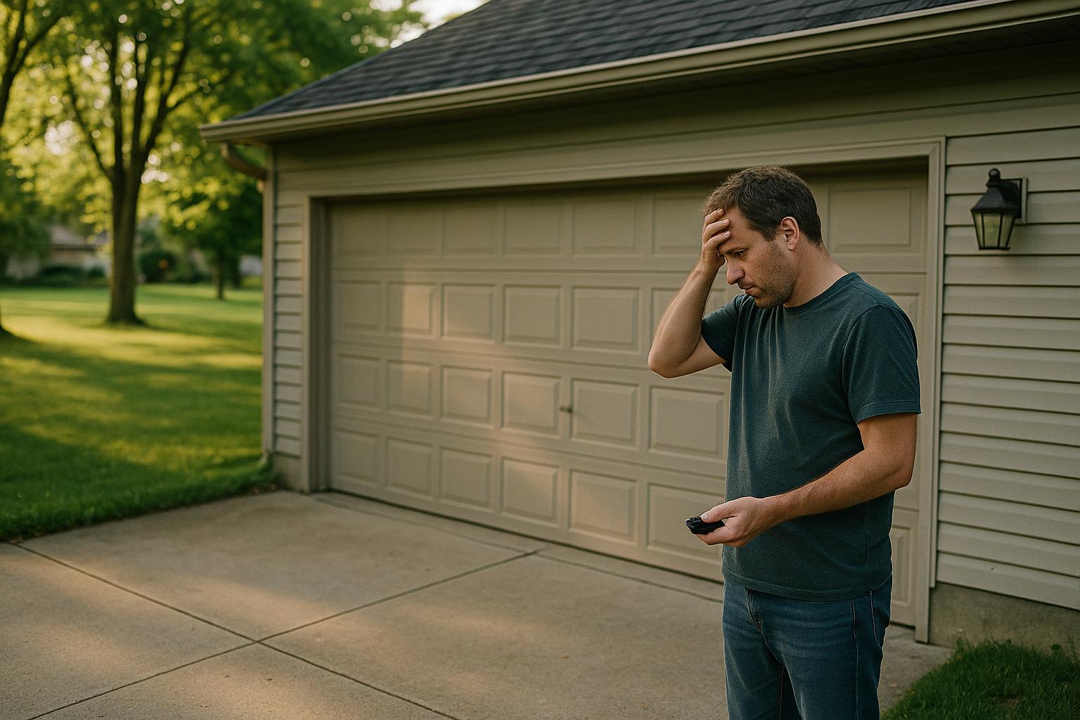 What to Do When Your Garage Door Won't Open in the Morning